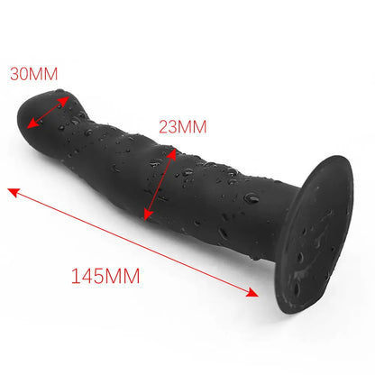 Plug anal en silicone - 7 perles de traction gode anal masseur de prostate point G