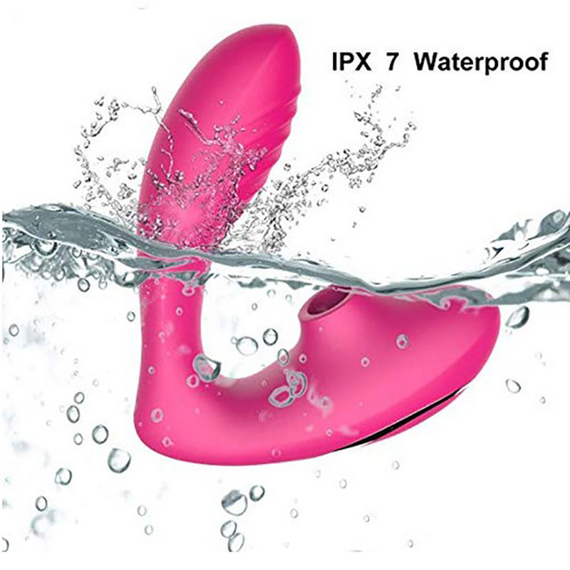 Klitoris-saugender, vibrierender Analdildo – doppelseitiges klitorales G-Punkt-Prostata-Massagegerät