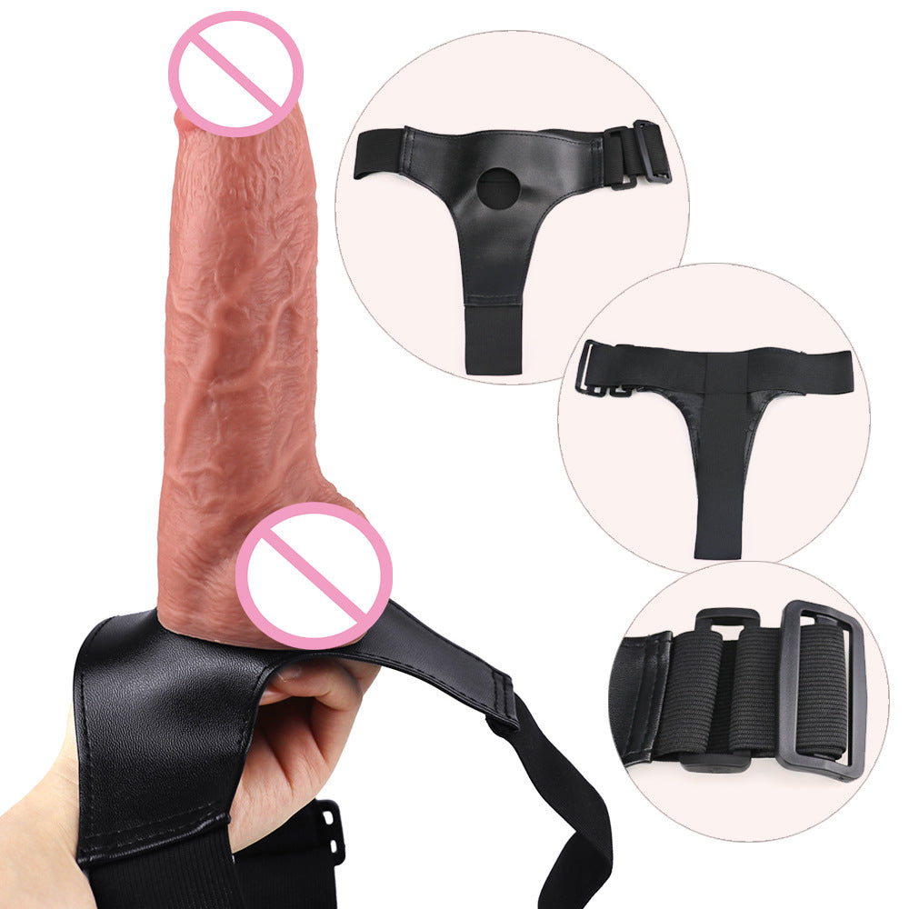 Strapless Strap-on Realistic Dildo - Silicone Big Anal Dildos Lesbian Couple Sex Toys