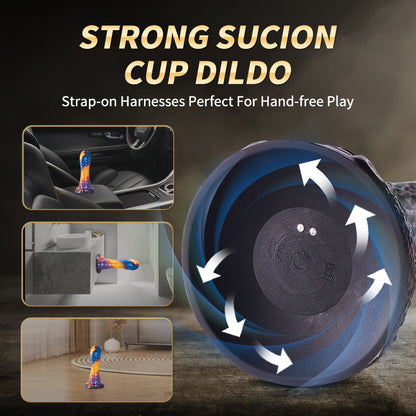 Exotic Fantasy Dildo-Stoßvibrator – Riesige Monster-Dildos mit Fernbedienung und Vibrationsfunktion