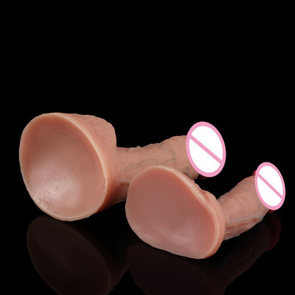 Huge Anal Dildo Butt Plug Prostate Massager - Realistic Veins Silicone Penis Sex Toy for Women