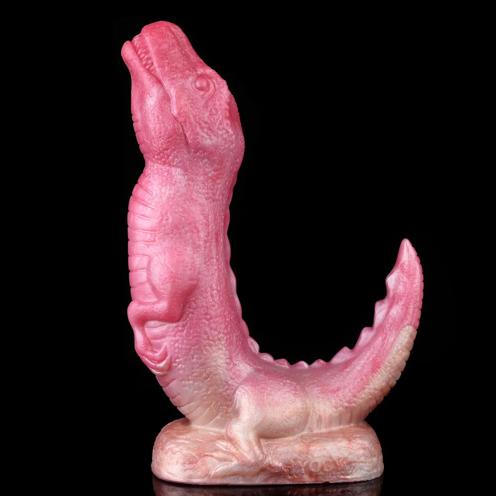 Strapless Dinosaur Monster Dildo Butt Plug - Exotic Realistic Silicone Anal Dildos Female Sex Toy