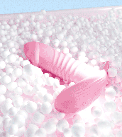 Domlust Thrusting Dildo Remote Control Panty Vibrator- 2cm Extension Distance for Extreme Sexual Enjoyment