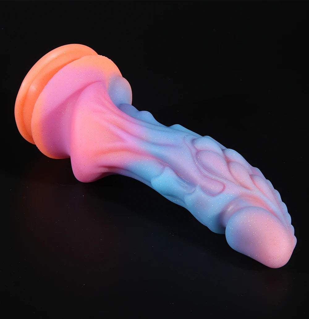 Gode ​​Monster Dragon - Plug anal lumineux coloré brillant gode anal Sex Toy