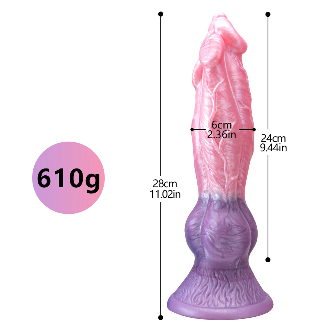 Realistic Dog Dildo - Monster Three Head Animal Dildos Sex Toys - Domlust Exotic