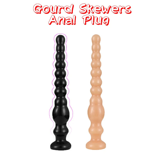 Long Anal Beads Butt Plug - Exotic Strap On Dildos Vagina Anal Sex Toys