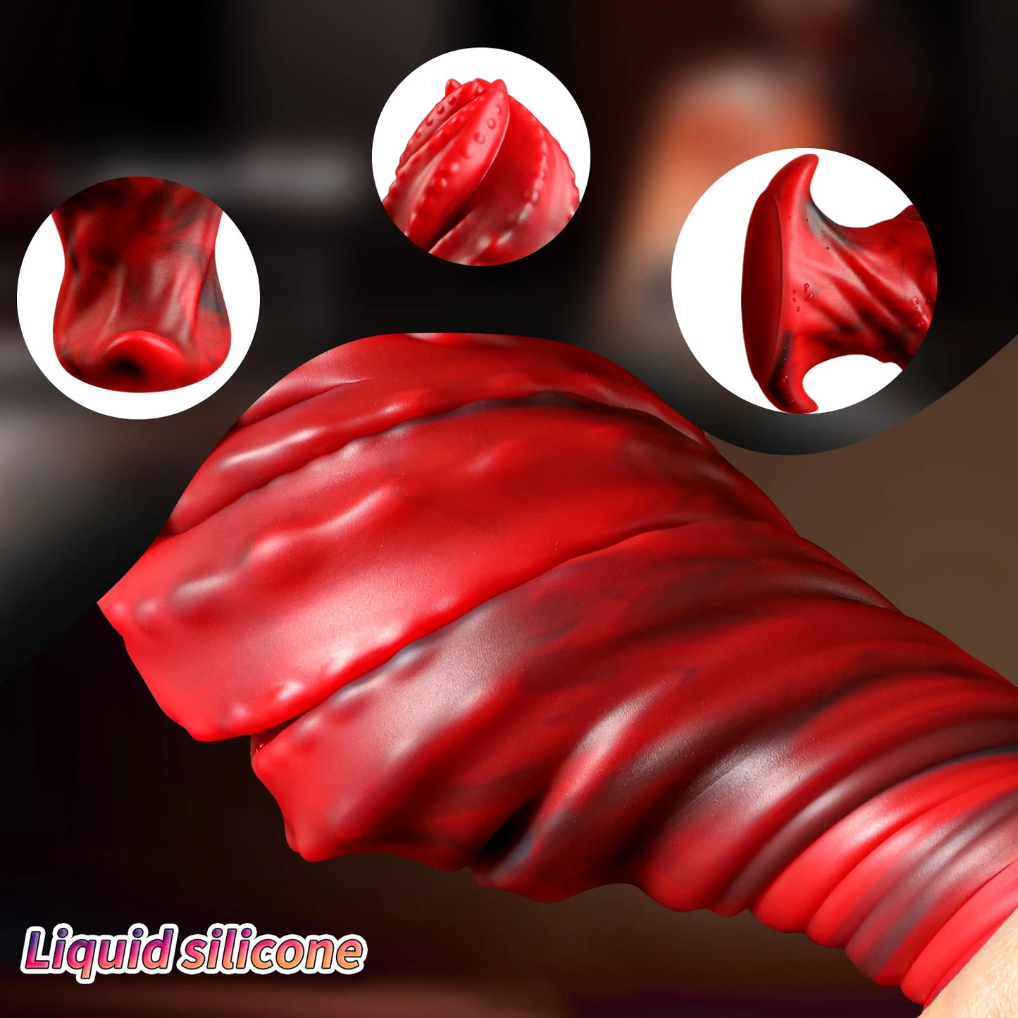 Huge Silicone Monster Dildo Butt Plug - Big Girth Fantasy Dildos G-spot Anal Sex Toys