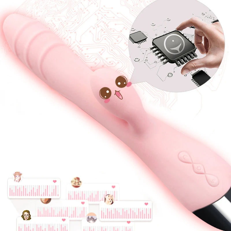 Clitoral G Spot Vibrator - Vibrating Dildo Clit Stimulator Sex Toys for Women