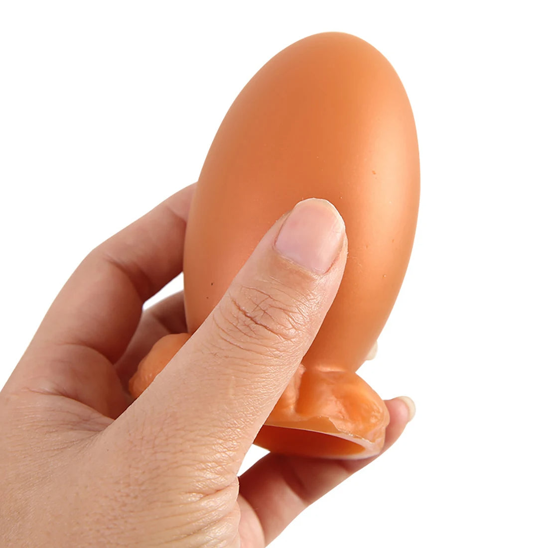 Gode ​​anal en silicone souple - Jouets pour adultes dilatateur de plug anal en forme d'œuf de dragon réaliste