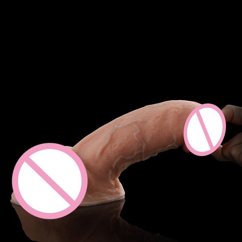 Huge Anal Dildo Butt Plug Prostate Massager - Realistic Veins Silicone Penis Sex Toy for Women