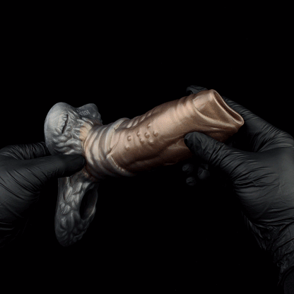 Fantasy Beast Silicone Cock Sleeve – Lengthening & Locking Sex Toys for Men