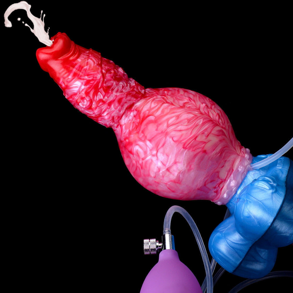 Inflatable Monster Dildo Butt Plug - Realistic Squirting Penis Milking Domlust Inflatable Monster Dildo Butt Plug - Realistic Squirting Penis Milking Domlust