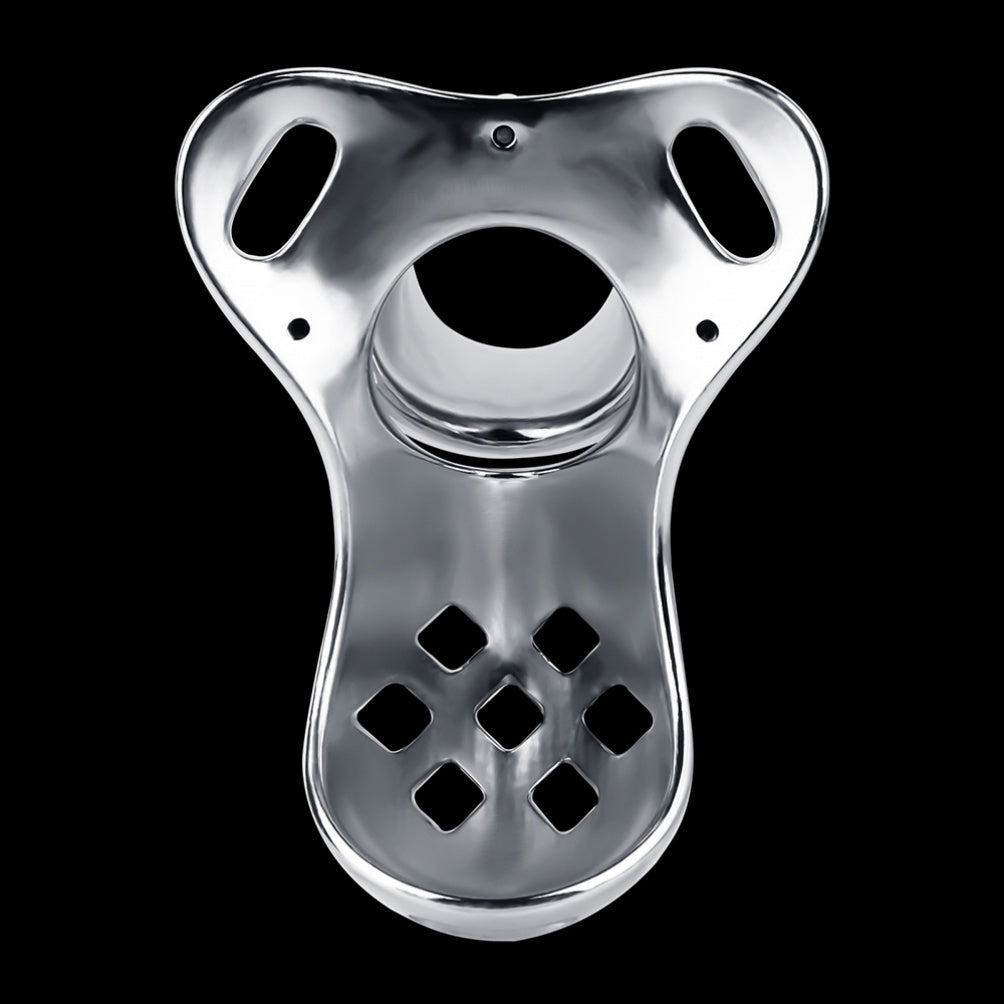 Metal Bondage Strap-On Sheath Underwear - Erectile Support BDSM Toy for Men