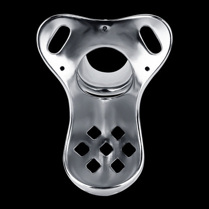 Metal Bondage Strap-On Sheath Underwear - Erectile Support BDSM Toy for Men