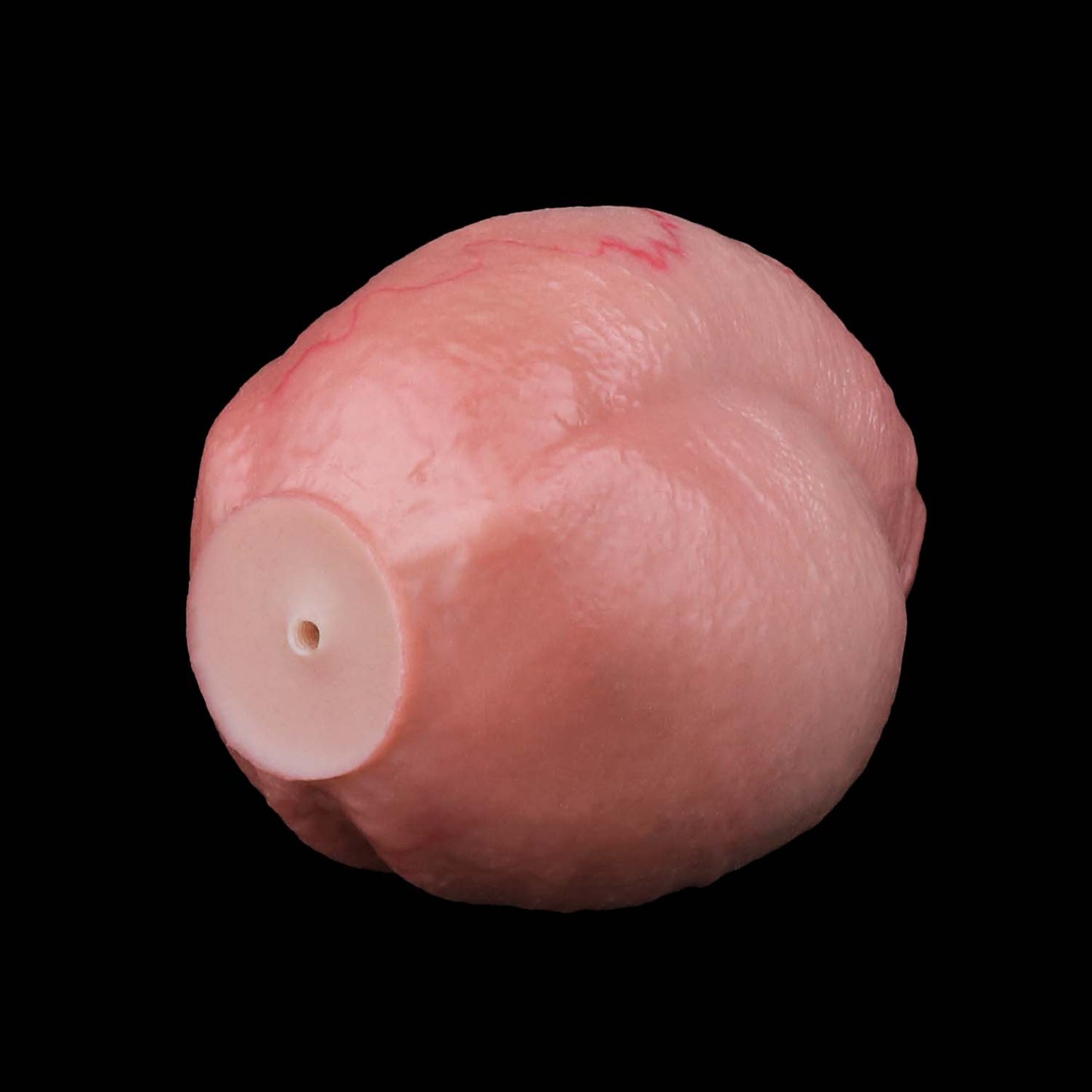 Realistic Silicone Anal Plug with Steel Chain – Multi-Use Butt Plug for Vaginal, Anal & Oral Play