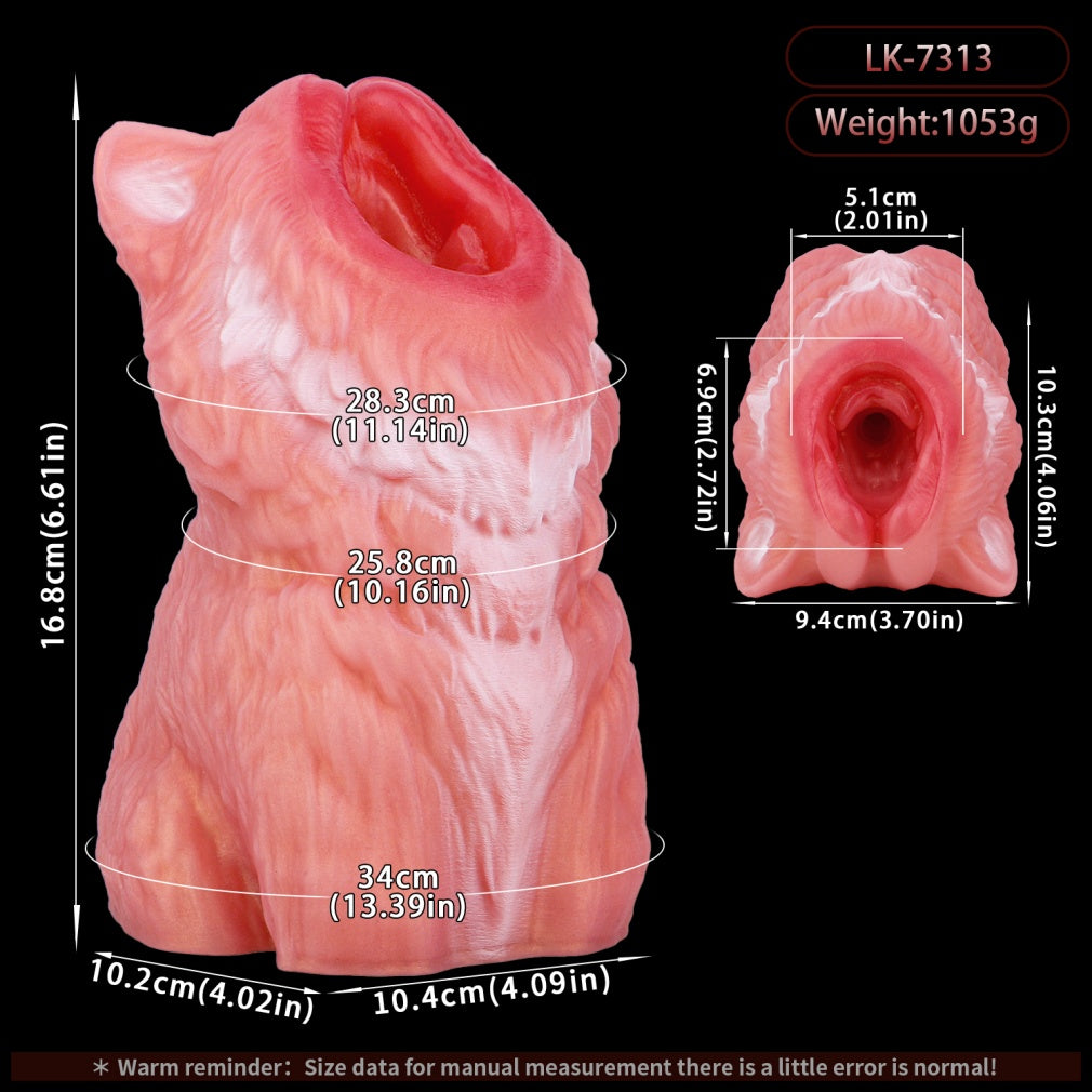 Alien Wolf Silikon Fantasy Torso Sexpuppe – Einzigartige Pussy Stimulation & Männliche Sexspielzeuge