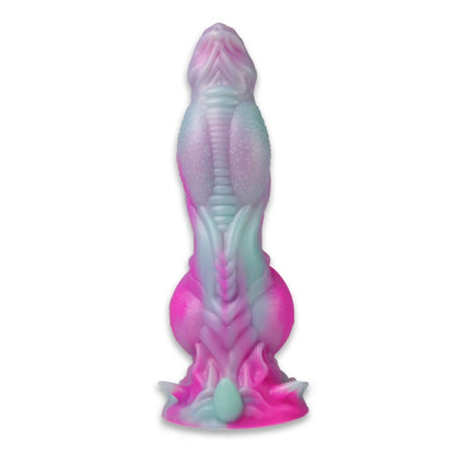Gode fantastique en silicone en forme de chien monstre anormal – Jouet d'insertion avec expansion localisée pour la stimulation vaginale