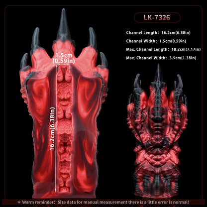 Masturbateur de poche Dragon Claw Alien Fetish - Jouet sexuel masculin en silicone au design discret pour un massage intense et un orgasme