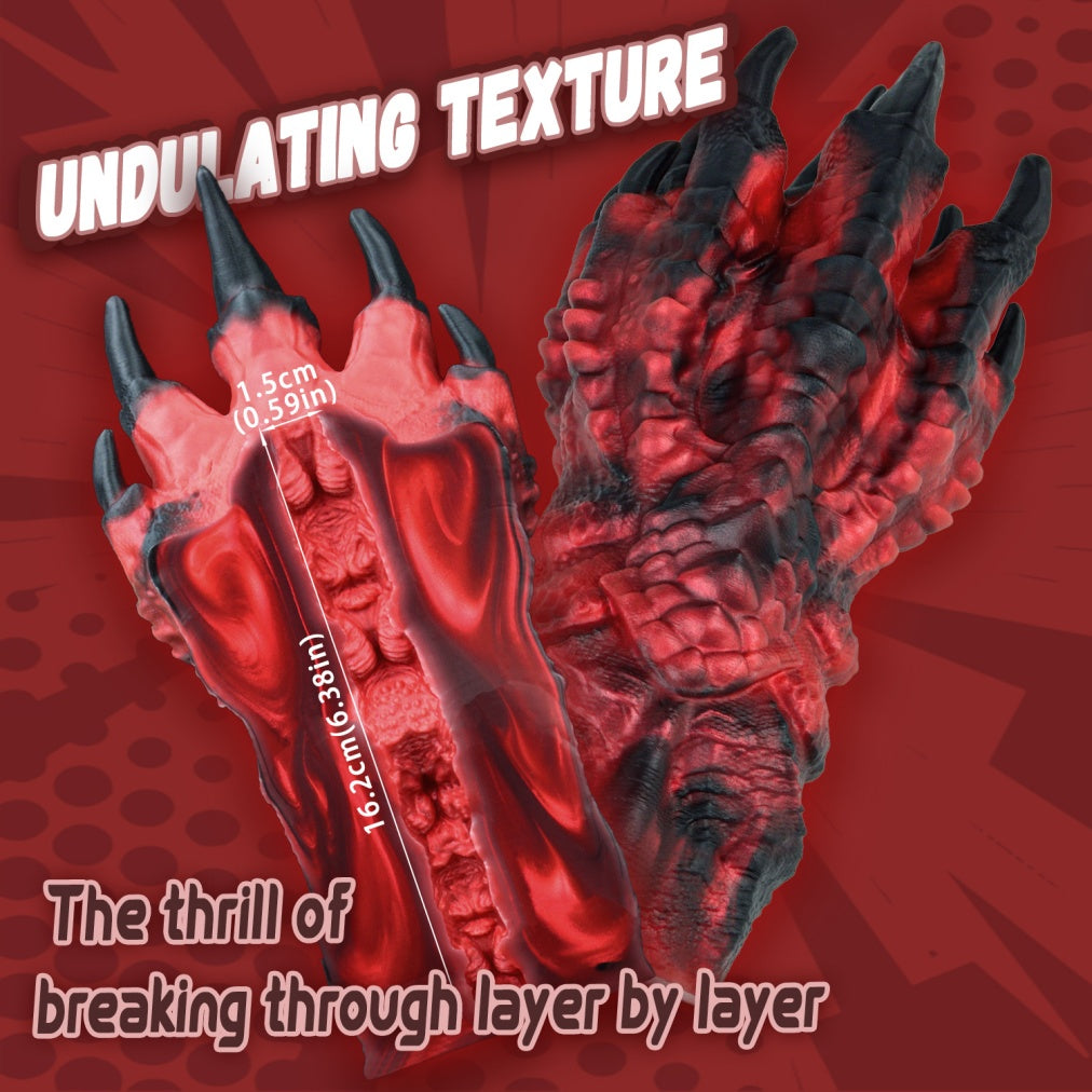 Masturbateur de poche Dragon Claw Alien Fetish - Jouet sexuel masculin en silicone au design discret pour un massage intense et un orgasme