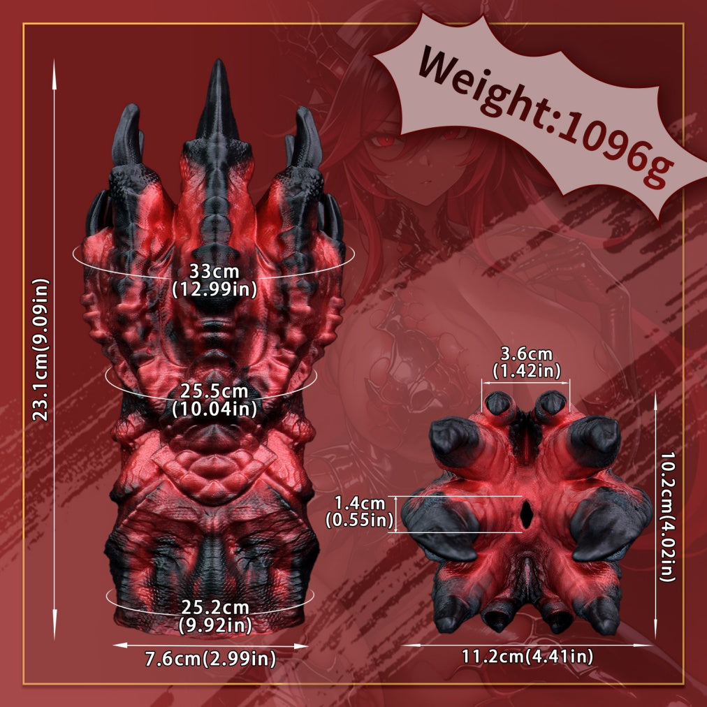 Masturbateur de poche Dragon Claw Alien Fetish - Jouet sexuel masculin en silicone au design discret pour un massage intense et un orgasme