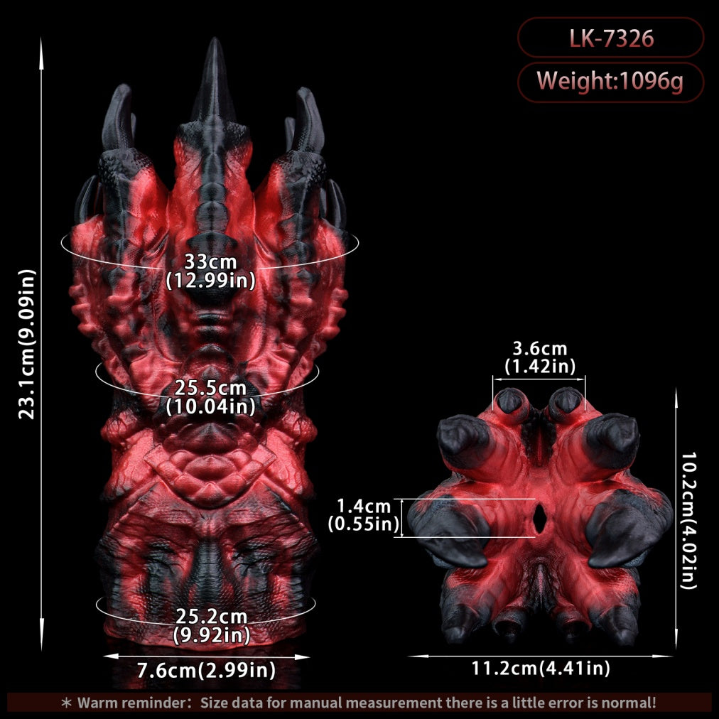 Masturbateur de poche Dragon Claw Alien Fetish - Jouet sexuel masculin en silicone au design discret pour un massage intense et un orgasme