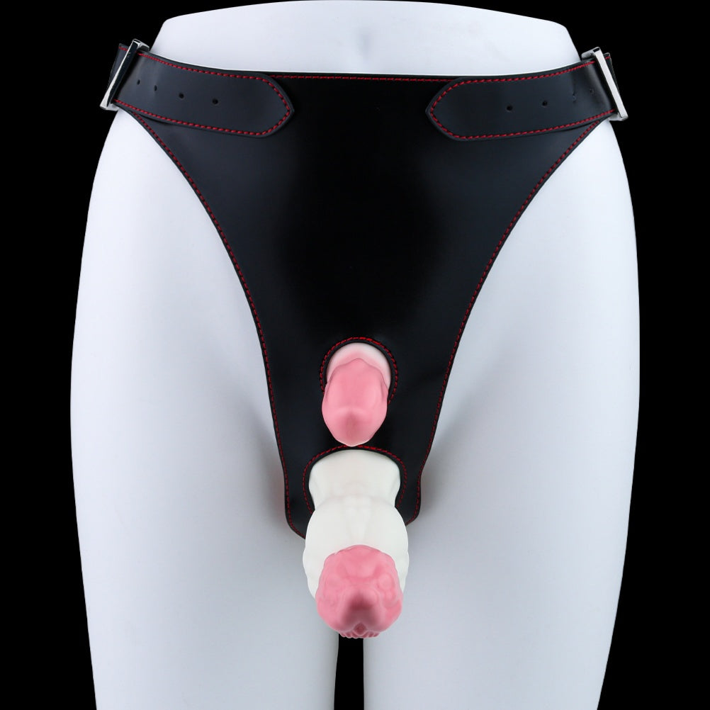 Monster Silicone Fantasy Tentacle Dildo - Lesbian Sex Strap-on Insertion Vibrator