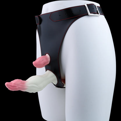 Monster Silicone Fantasy Tentacle Dildo - Lesbian Sex Strap-on Insertion Vibrator