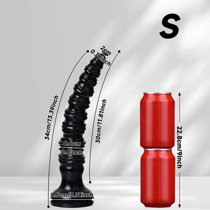 16 inch Huge Anal Dildo Butt Plug - Sprial Deep Women Masturbating Big Giant Sex Toys