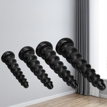 Big Black Huge Dildo Masturbator - Oversized Deep Vaginal Anal Masturbation Sex Toys for Women