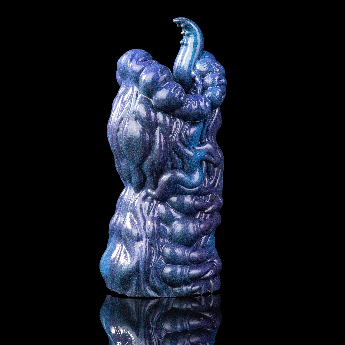 Cosmic Encounter: Shimmering Blue Alien Pussy Masturbator