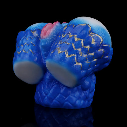 Mythical Aqua Dragon Sex Dolls – Dual-Entry Fantasy Silicone Butt for Cosplay