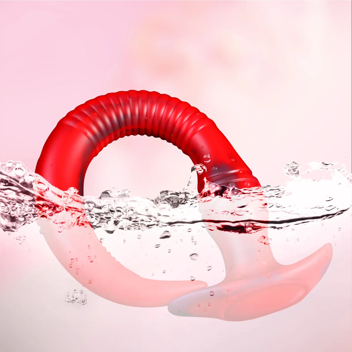 Plug anal à longue queue de 22 pouces - Gode anal en silicone pour hommes et femmes, jouets sexuels