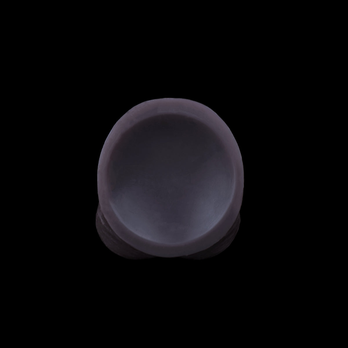 Uncircumcised Black Dildo | Foreskin Glans, Oversized Skin-Fold Texture & Thick Vein Shaft — Dual-Layer Platinum Silicone in Deep Grape Purple for Hyper-Realistic Skin Feel