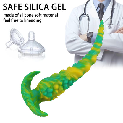 Tentacle Monster Dildo Butt Plug - Silicone Anal Dildos Long Vaginal Sex Toys for Women