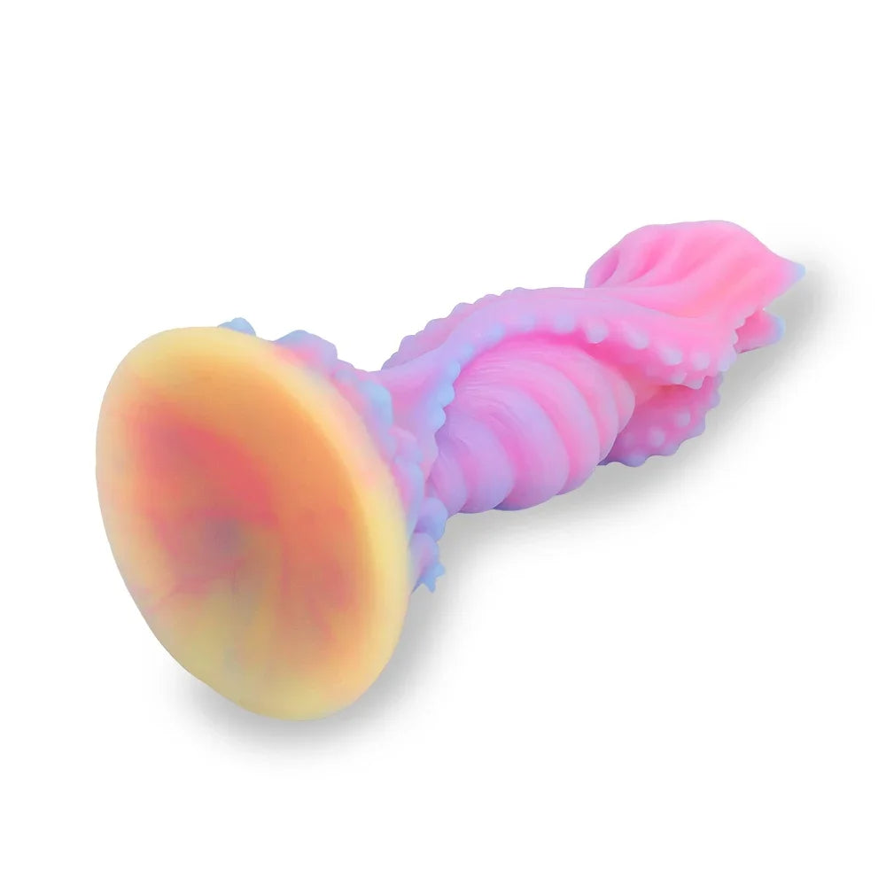 Leuchtender Monsterdildo – exotischer Hundedildo, geknoteter Buttplug, männliches weibliches Sexspielzeug
