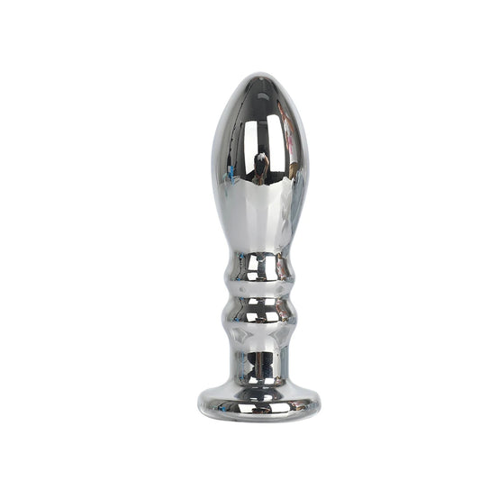 Vibrating Dildo Butt Plug - Metal Dildos G Spot Prostate Massage Anal Toys
