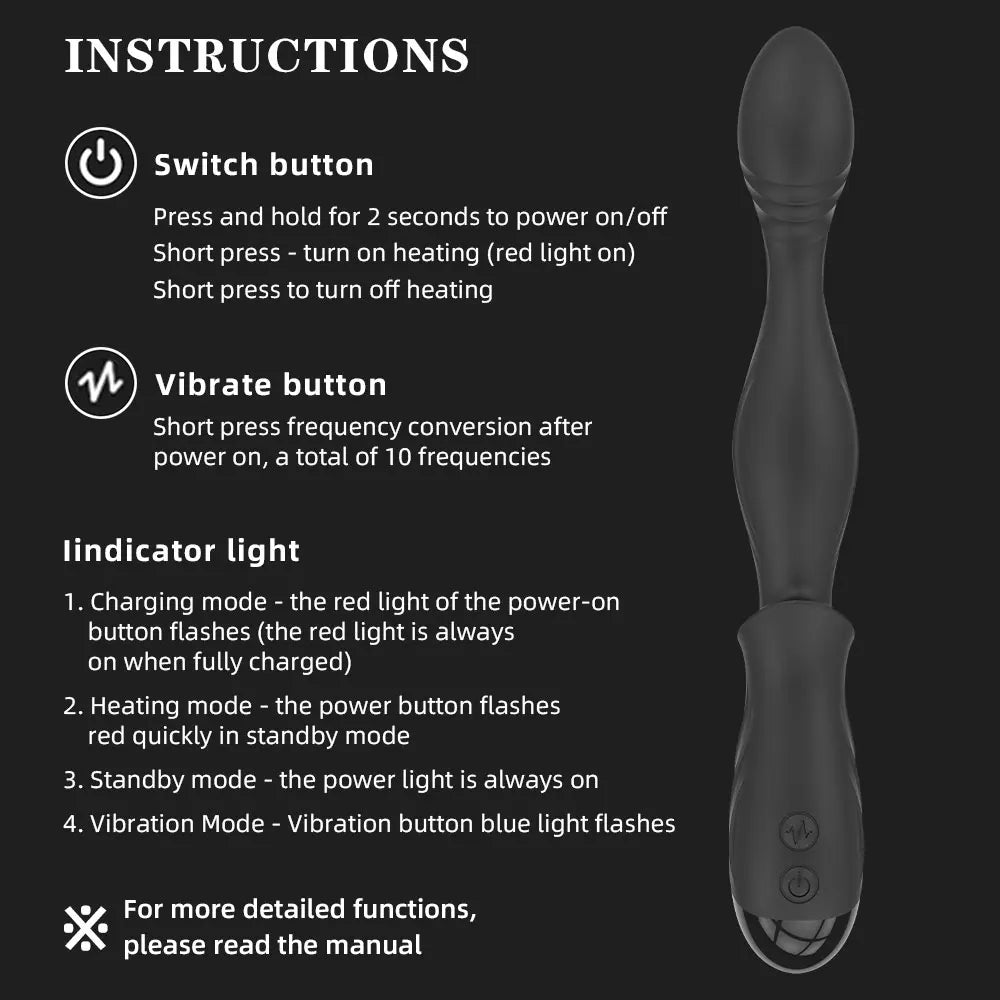 Finger Vibrating Anal Beads - Handheld Prostate Massager - Domlust
