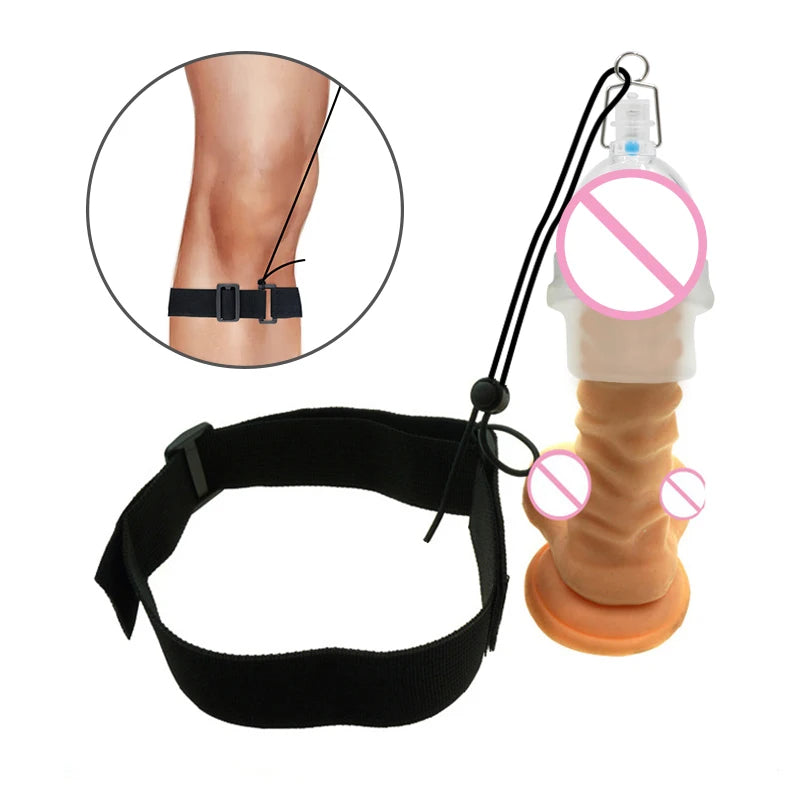 Vakuum-Penispumpe Extender - Strap-On Harness Penishülle Enlager Sexspielzeug für Männer