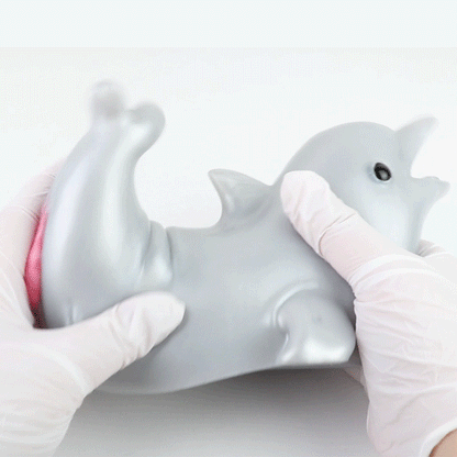 Mini-poupée sexuelle en silicone dauphin – Chatte de poche réaliste et mignonne pour la masturbation masculine