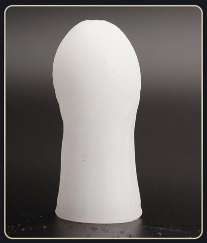 Jouet sexuel de préservatif à manchon en silicone pour hommes - Pussys de poche de massage de pénis extensible