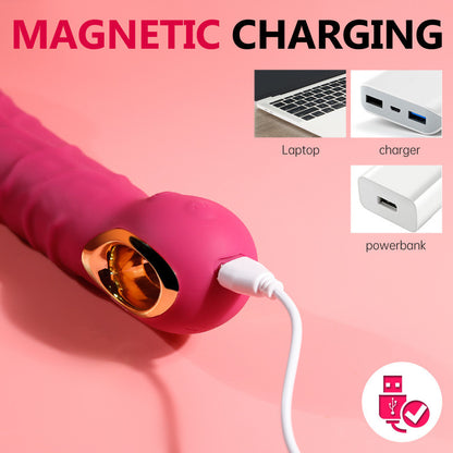 Vibromasseur point G réaliste avec gode anal réaliste - Stimulateur de clitoris vaginal - Domlust