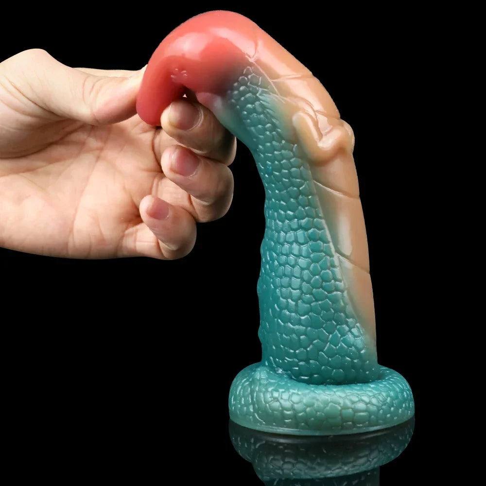 Monster Animal Dildo Butt Plug - Fantasy Dildos Exotic Silicone Vagina Anal Sex Toy