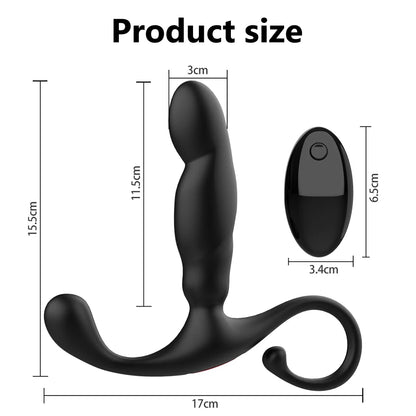 Remote Controlled Prostate Massager - Finger Prostate Massage Anal Plug Sex Toy