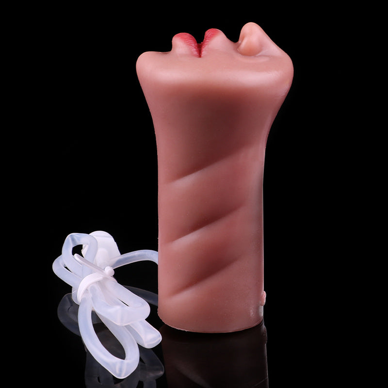 Scarlet Portrait Pocket Pussy – Red-Lip Silicone Mouth Design