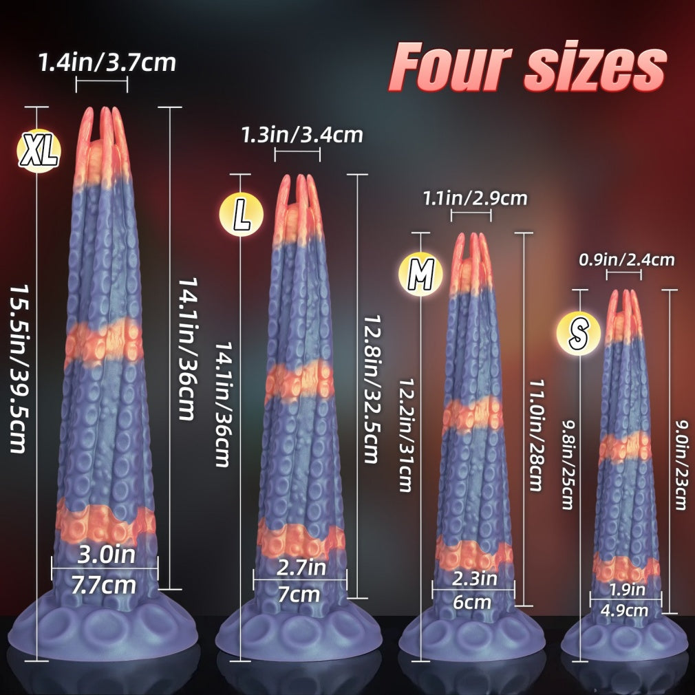 Alien Fantasy Tentakel Anal- & Vaginal-Saugdildo - Freihändiges Monster-Sexspielzeug für Frauen zur Masturbation