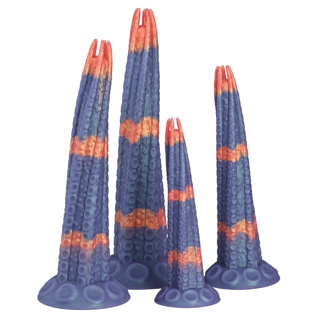 Alien Fantasy Tentakel Anal- & Vaginal-Saugdildo - Freihändiges Monster-Sexspielzeug für Frauen zur Masturbation