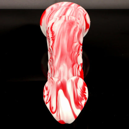 Gode ​​anal réaliste en silicone - Godes souples colorés Plug anal avec grand jeu de ventouse