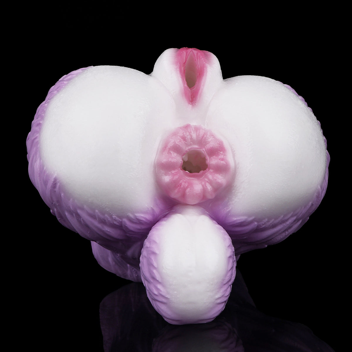 Enchanting Purple Wolf Booty Sex Dolls – Dual-Channel Silicone Fantasy Toy for Cosplay & Solo Play