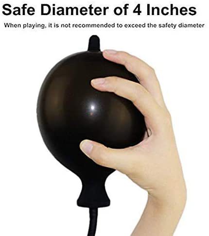 Aufblasbarer Analplug - Silikondildo Classic Threads Prostatamassagegerät
