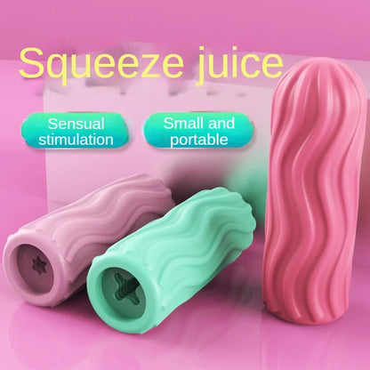 Silicone Pocket Pussy Male Masturbation Cup - Realistic Vagina Blowjob Sex Toy for Men